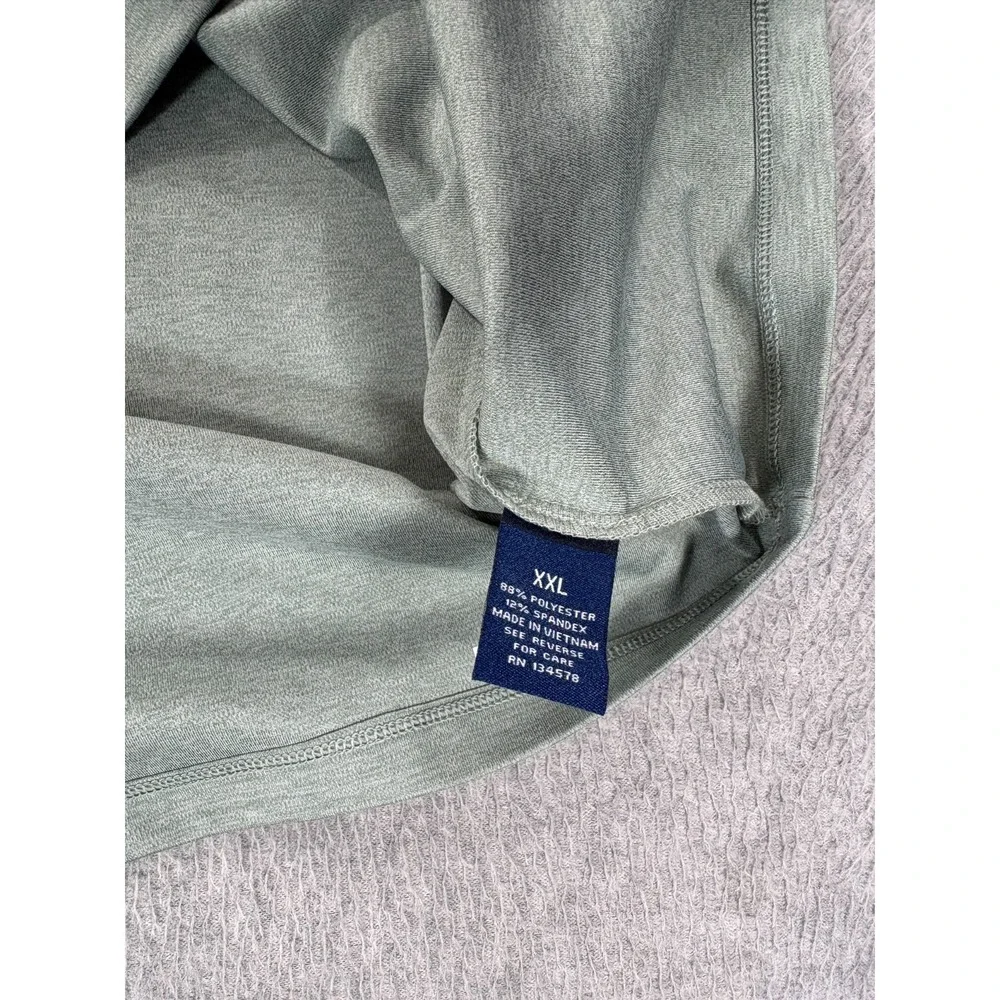 Vineyard Vines Performance 1/2 Zip Reflective‎ Pullover (Men's 2XL) Green
